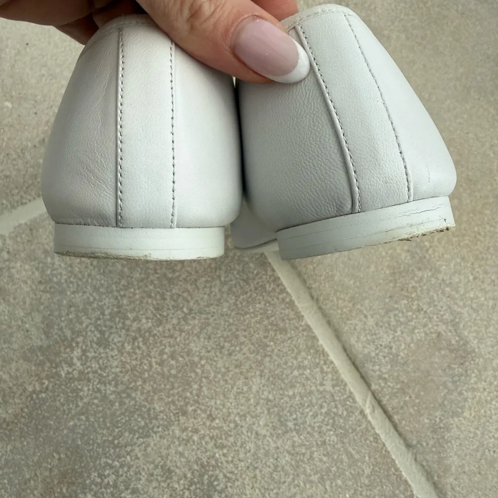 Chanel white Maryjane flats 38.5 - Picture 5 of 7